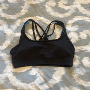 Athleta Black Sports Bra (M)